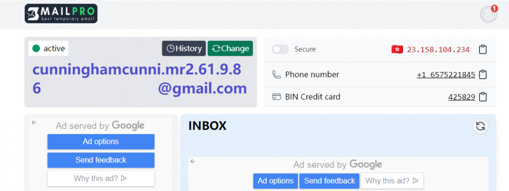 gmail免费获取临时邮箱：Temp Gmail