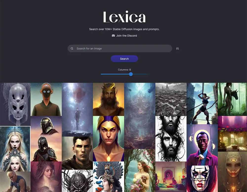 文本生成图像搜索引擎,文本生成图像检索的平台——Lexica